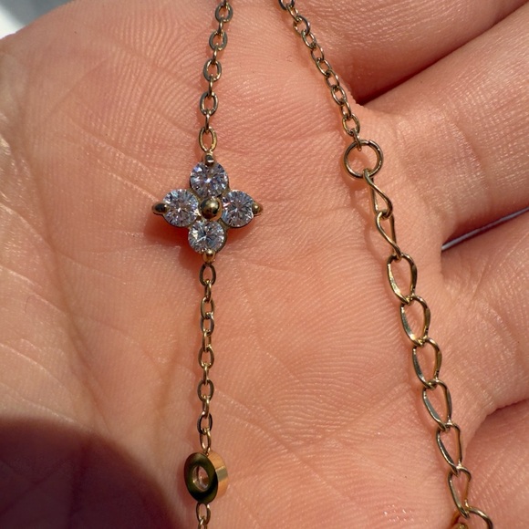 Unique zirconia Silver Chain Bracelet - Picture 11 of 12